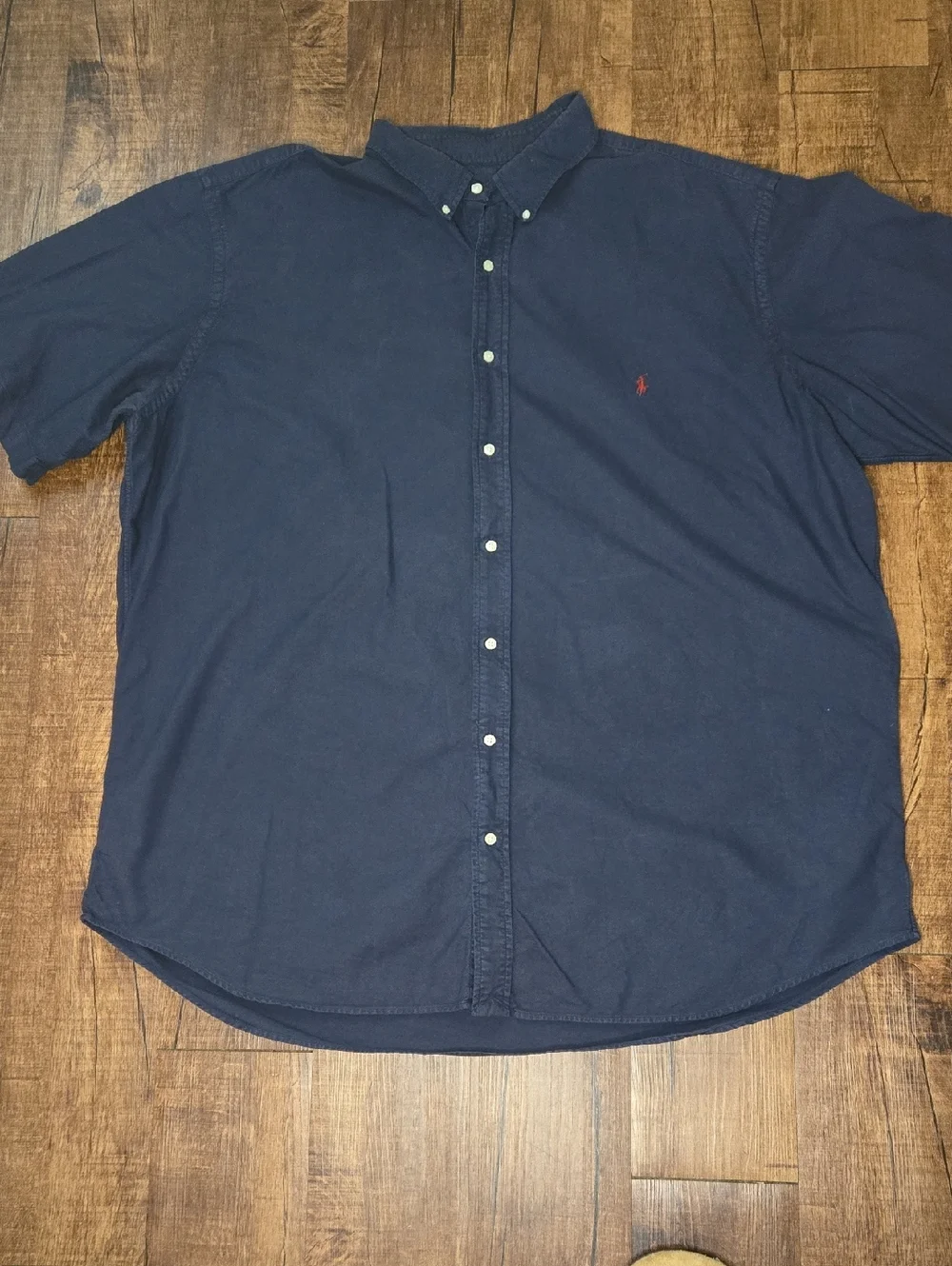 Polo Ralph Lauren‎ Navy Oxford Shirt Classic Americana Preppy Big Tall 3XLT